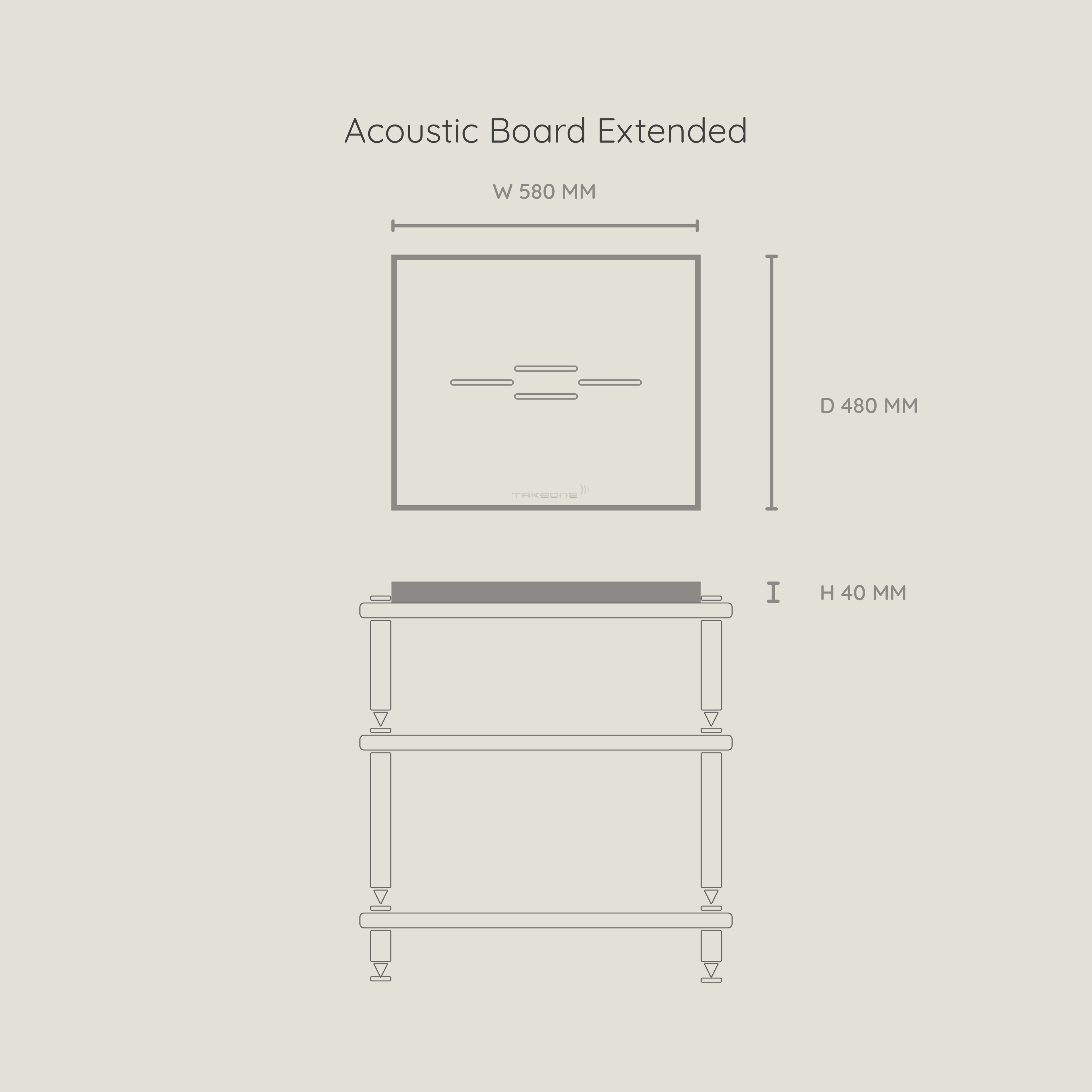 Edge Plinth Acoustic Board