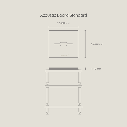 Edge Plinth Acoustic Board