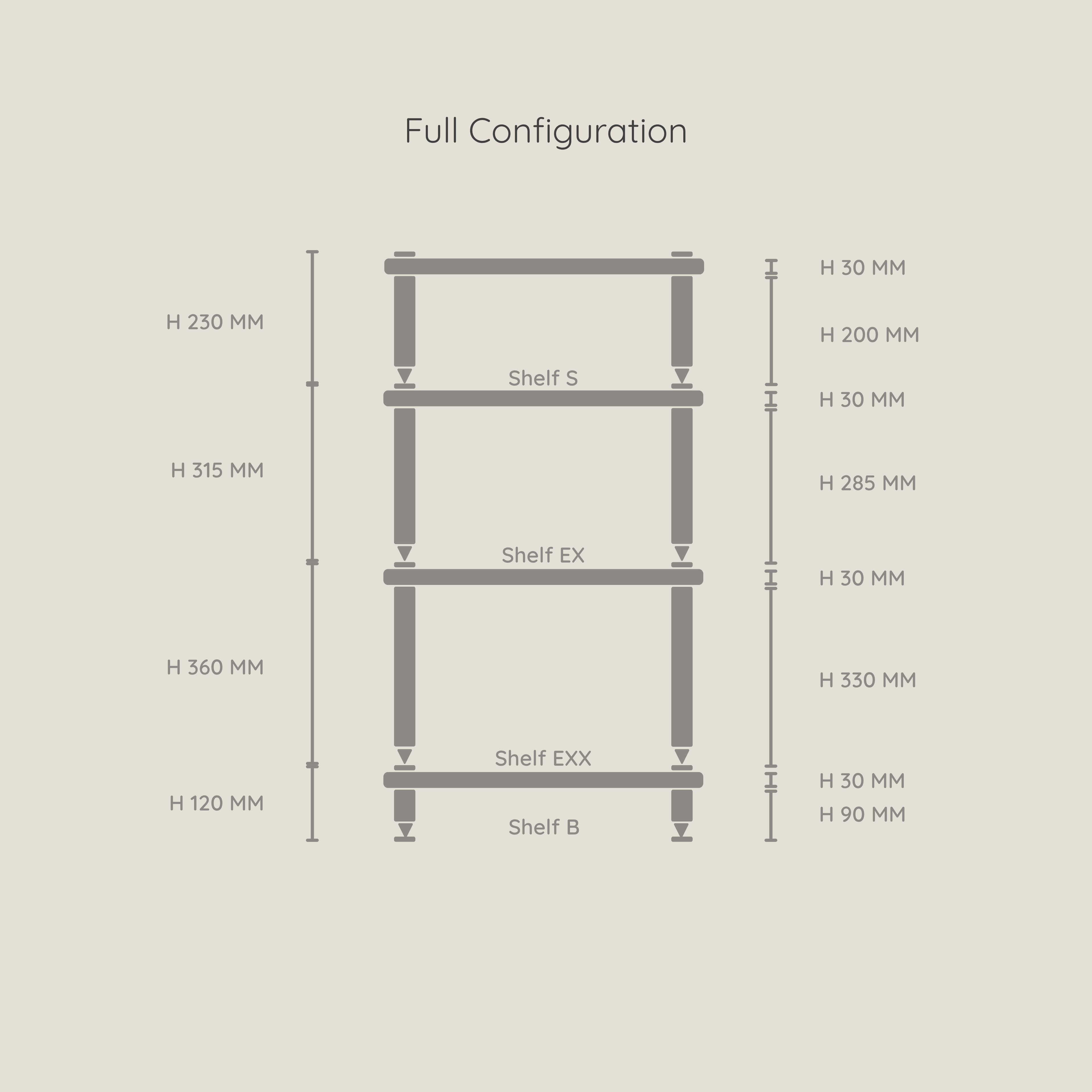 Edge Stand HiFi Rack